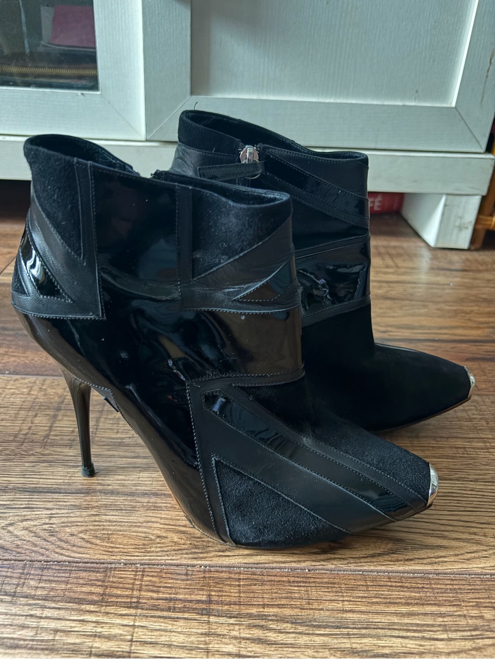 Alexander McQueen Union Jack ankle boots - 39 - All Leather - Made in Italy